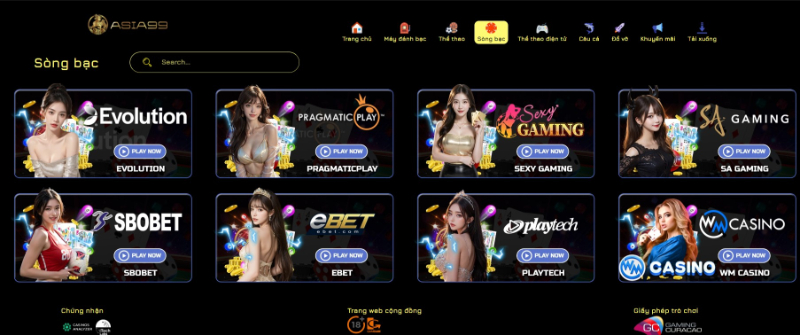 Live Casino 1 Live Casino Asia99