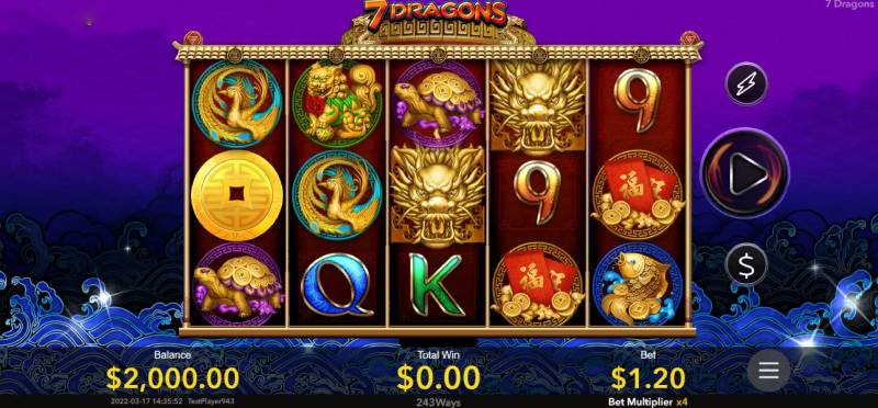 7 Dragons (Nextspin) tại Asia99: Săn rồng kiếm tiền tỷ 3 Kích hoạt vòng quay miễn phí