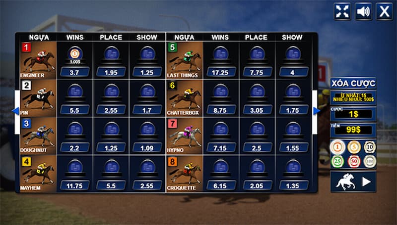 Luật cược đua ngựa tại nhà cái Asia99 
