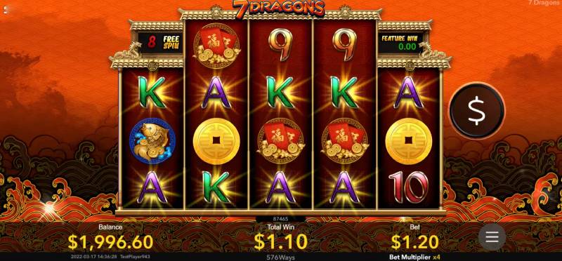 7 Dragons (Nextspin) tại Asia99: Săn rồng kiếm tiền tỷ 4 mẹo quay hũ