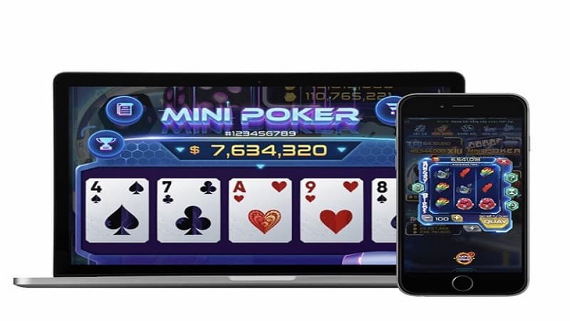 Game nhanh Mini Poker Asia99: Săn hũ nhanh, thưởng đậm 4 các lá bài “rác”